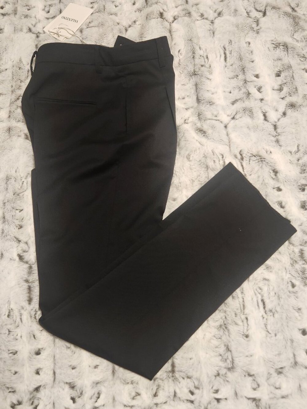 Valentino Tailored Wool Trousers – Black – Size 38